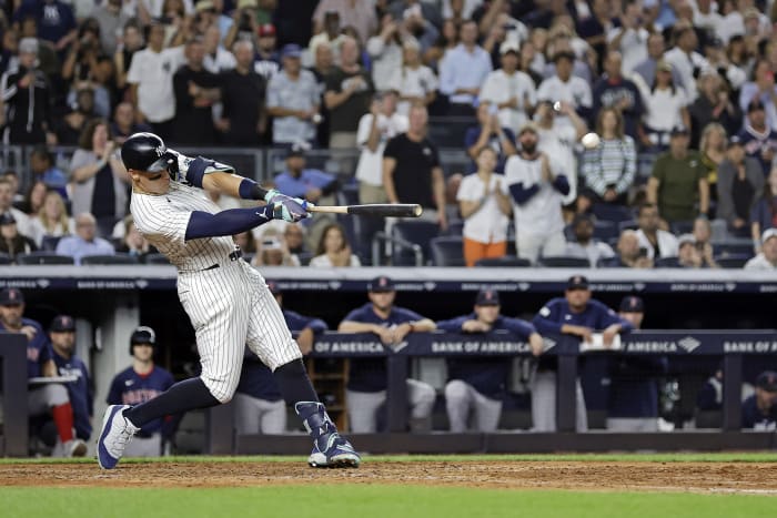 Aaron Judge beëindigt langste HR-droogte van zijn carrière met een go-ahead grand slam voor de Yankees