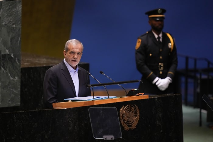 De president van Iran vertelt de VN dat zijn land een 'constructieve rol' wil spelen in de wereldaangelegenheden