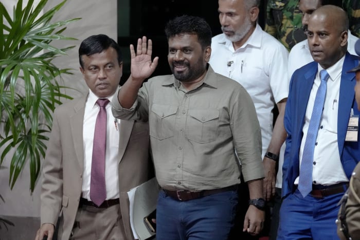 Marxist Anura Kumara Dissanayake beëdigd als president van Sri Lanka