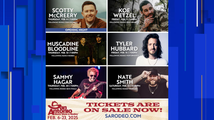 San Antonio Stock Show & Rodeo kondigt tweede set artiesten aan voor seizoen 2025