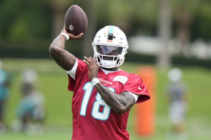 Tyler Huntley zal starten als quarterback voor de Dolphins tegen de Titans