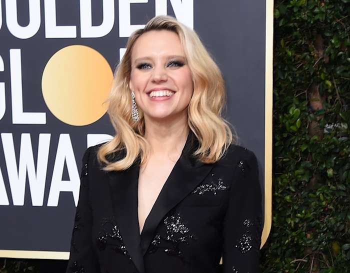 BESTAND - Kate McKinnon arriveert bij de 77e jaarlijkse Golden Globe Awards op 5 januari 2020 in Beverly Hills, Californië. (Foto door Jordan Strauss/Invision/AP, File)