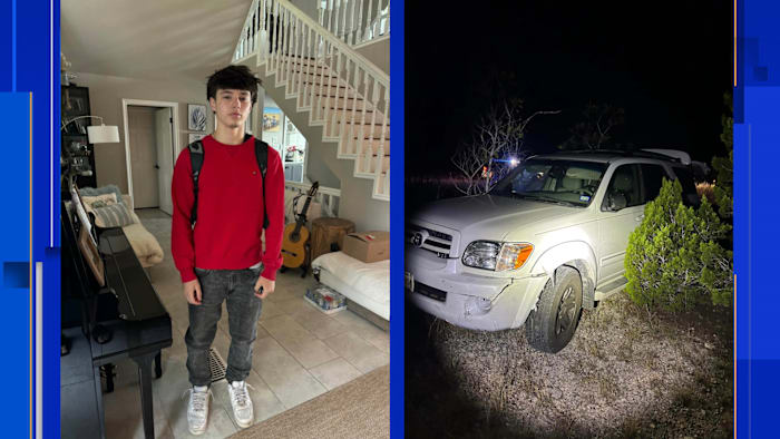 Carlos Javier Vergara III, 17, werd maandag voor het laatst gezien. Hij werd als vermist opgegeven in Comal County.