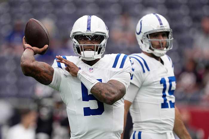Colts zet Anthony Richardson op de bank om Joe Flacco te starten als quarterback vs. Vikings, zeggen AP-bronnen