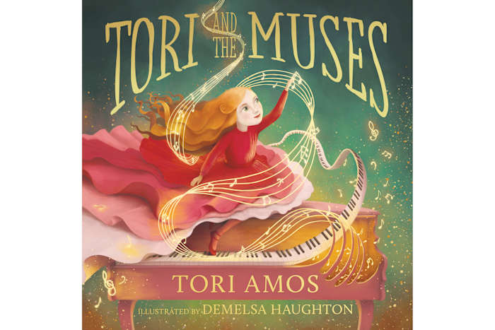 Deze omslagfoto vrijgegeven door Penguin Young Readers laat zien "Tori en de Muzen" door Tori Amos met illustraties van Demelsa Haughton. (Penguin Jonge Lezers via AP)