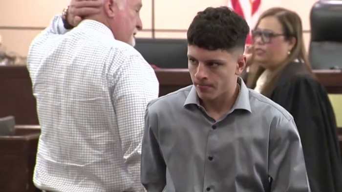 Jesus San Miguel werd schuldig bevonden aan een lagere aanklacht wegens het neersteken van de dood van zijn vriend