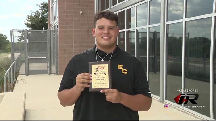 KSAT 12 Sports en Christus Children's zetten lokale senior studentatleet in de schijnwerpers.