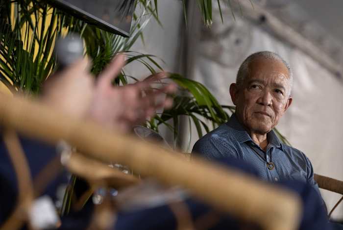 Mike Miles, de door de staat benoemde hoofdinspecteur van het schooldistrict van Houston, bespreekt openbaar onderwijs op het Texas Tribune Festival in Austin op 23 september 2023.