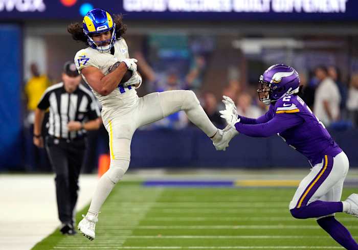 Nu Kupp en Nacua terug zijn van een blessure, gooit Stafford vier TD-passes in Rams' 30-20 overwinning op Vikings
