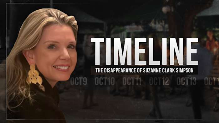 TIJDLIJN: Verdwijning van Suzanne Clark Simpson