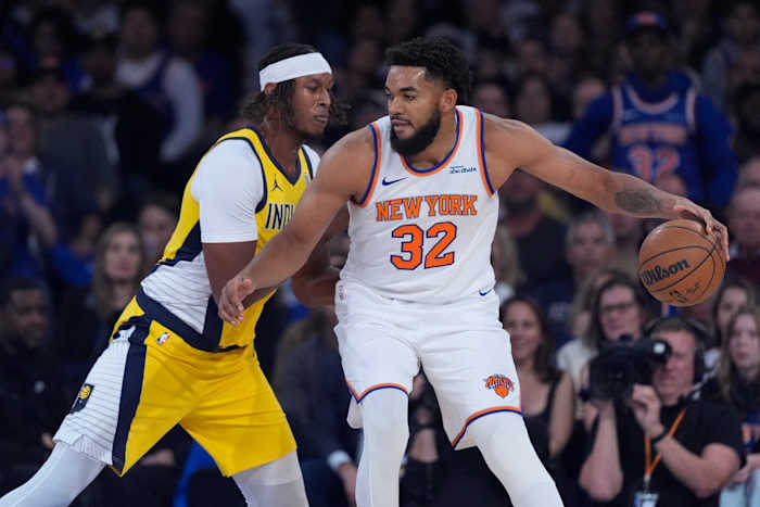 Towns en Brunson helpen Knicks naar een 123-98 overwinning op de Pacers in hun thuisopener