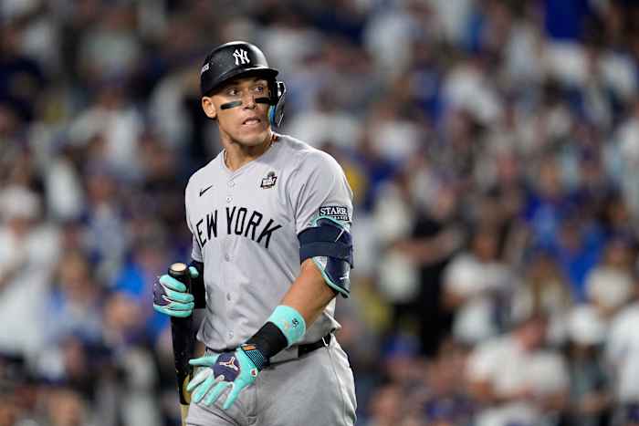Aaron Judge zwaait in zijn eerste World Series en de Yankees zinken met hem mee