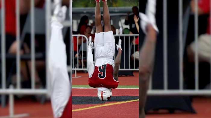 Deze UIW-touchdownviering gaat viraal in de NFL