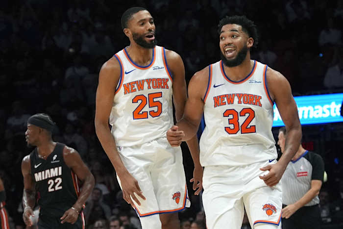 Een maand na de transactie ziet Karl-Anthony Towns er erg gevestigd uit in New York