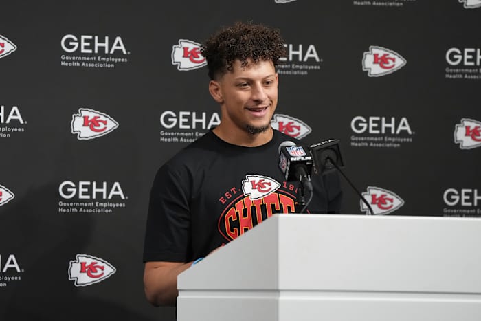 Patrick Mahomes van Chiefs is een van degenen die proberen het WNBA-team voor Kansas City binnen te halen in de uitbreiding van 2028