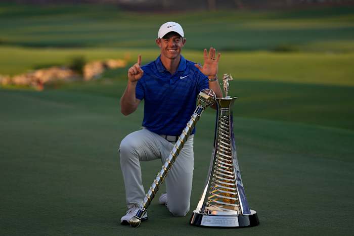 Rory McIlroy sluit zijn jaar af met opnieuw een overwinning in Dubai en een 6e titel als beste van Europa