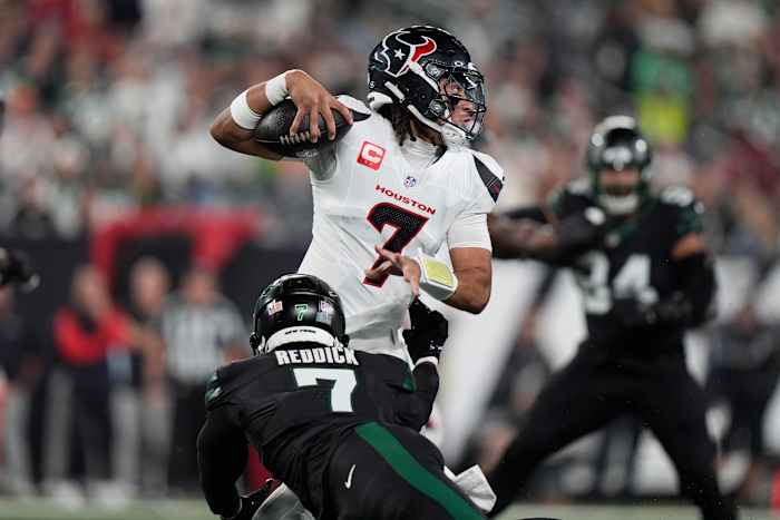 Stroud voelt zich 'beschaamd' na het verlies van de Texanen tegen een worstelend Jets-team in prime time