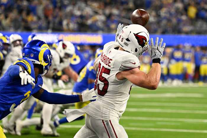 Ahkello Witherspoon onderschept op het laatste moment om de 13-9 overwinning van Rams op Arizona te behouden