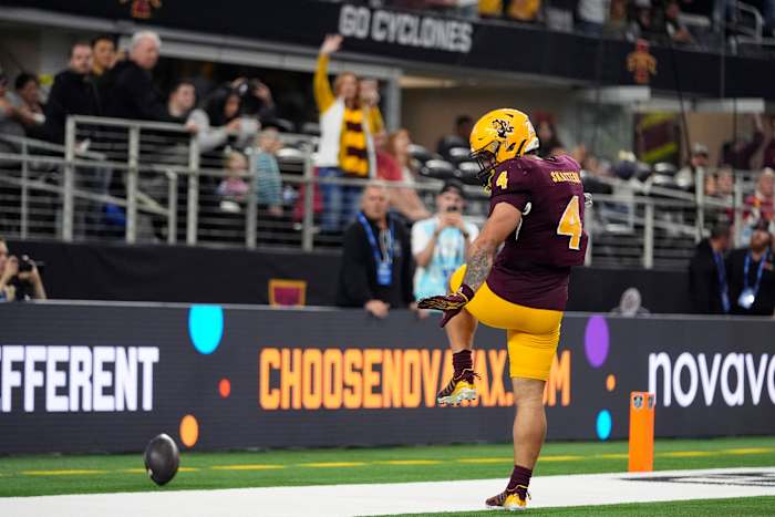 Arizona State haalt College Football Playoff met 45-19 overwinning op Iowa State in Big 12-titelspel