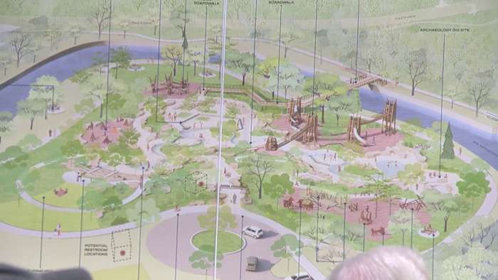 Beelden van het definitieve concept onthuld voor de nieuwe, inclusieve speelruimte van Brackenridge Park