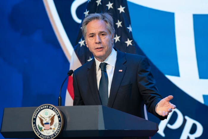 Blinken gaat naar de laatste bijeenkomst van de NAVO-ministers van Buitenlandse Zaken van de regering-Biden, met Oekraïne in focus