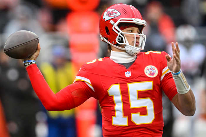 Chiefs hebben QB Patrick Mahomes actief voor een match met Texanen