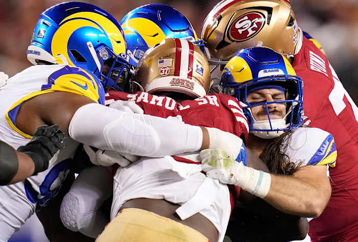 De Rams krijgen 4 velddoelpunten om de 49ers met 12-6 te verslaan in een slordig spel