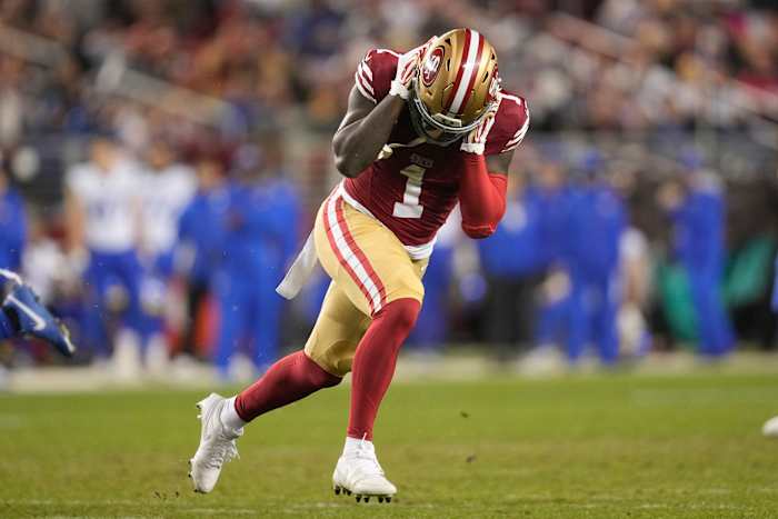 De belangrijkste drop van Deebo Samuel maakte deel uit van een slechte nacht voor de 49ers-aanval