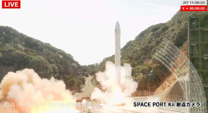 Japanse ruimtevaartstartup breekt de tweede lanceringspoging van een satelliet enkele minuten na de lancering af