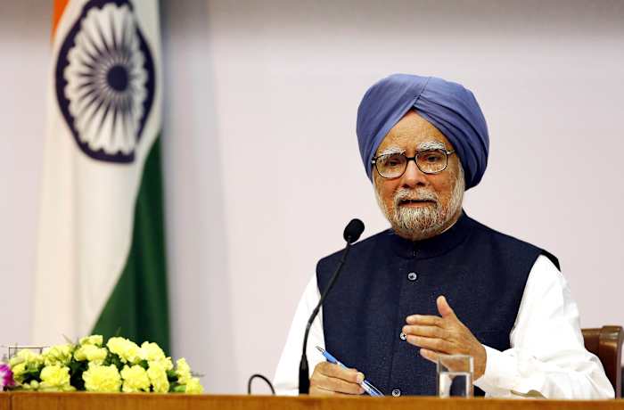 Leiders en politici brengen hulde aan de voormalige premier van India, Manmohan Singh