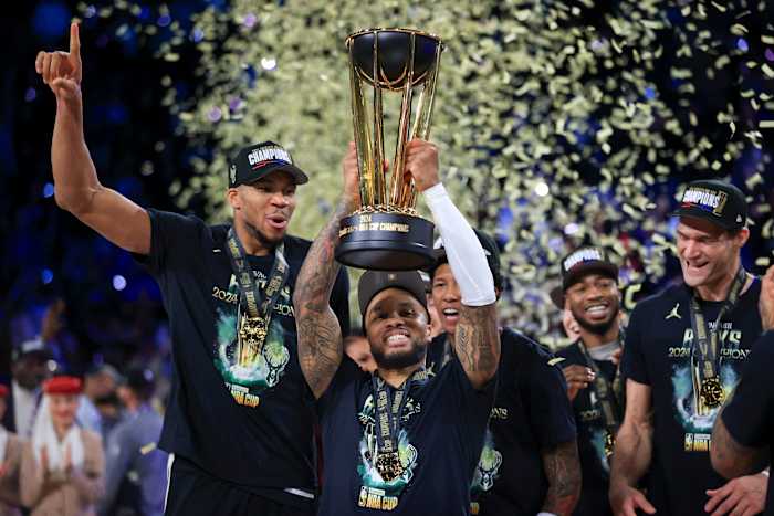 Lillard en Antetokounmpo wonnen samen een NBA Cup. Nu de volgende uitdaging: de grote prijs najagen