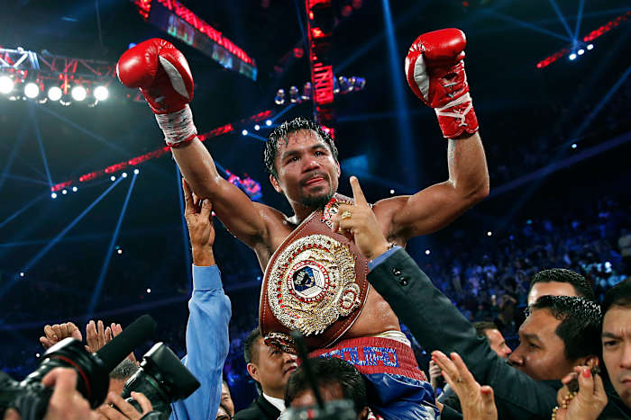 Manny Pacquiao, winnaar van titels in een recordaantal van 8 gewichtsklassen, verkozen tot Boxing Hall of Fame
