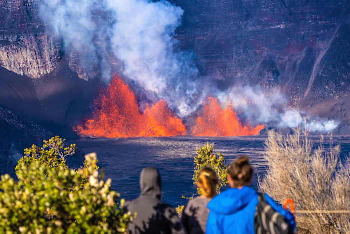 Prachtige foto's laten lava uitbarsten uit de Kilauea-vulkaan in Hawaï