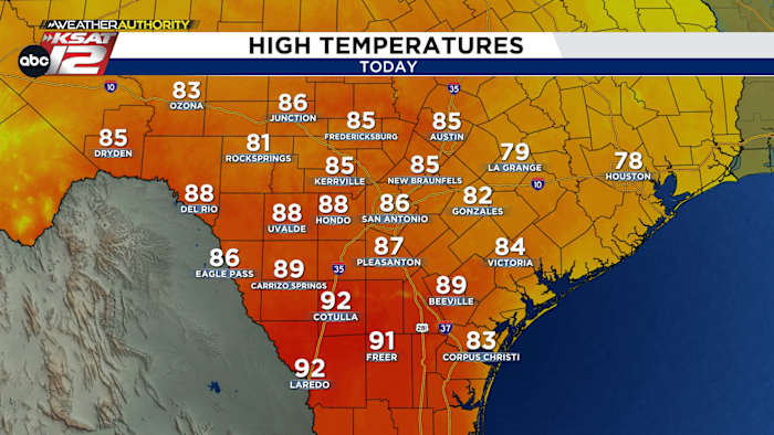 Registreert hitte, hoog brandgevaar vandaag