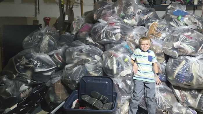 Schoeneninzamelingsactie helpt de autismebehoeften van jongens te ondersteunen