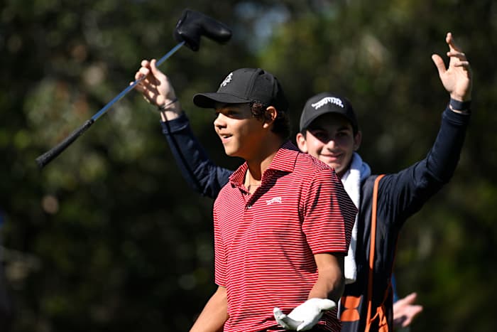 Tiger's zoon scoort azen in het PNC-kampioenschap met een hole-in-one
