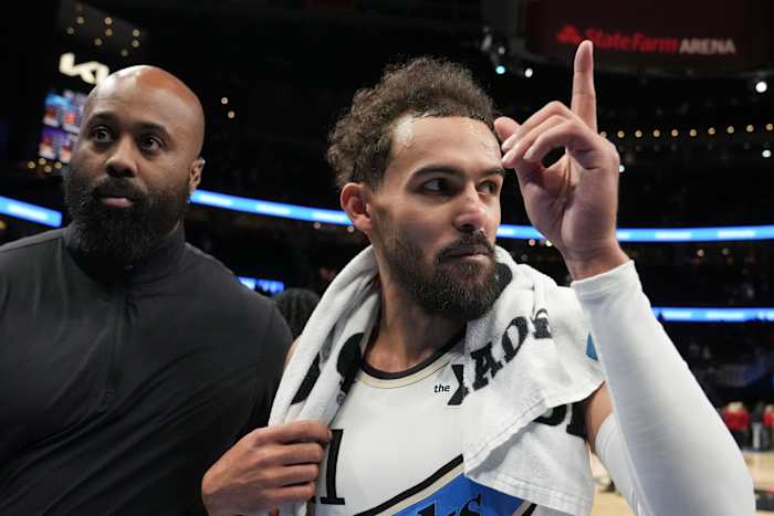 Trae Young, Hawks hoopt een grote overwinning te behalen in Vegas tijdens de halve finales van de NBA Cup