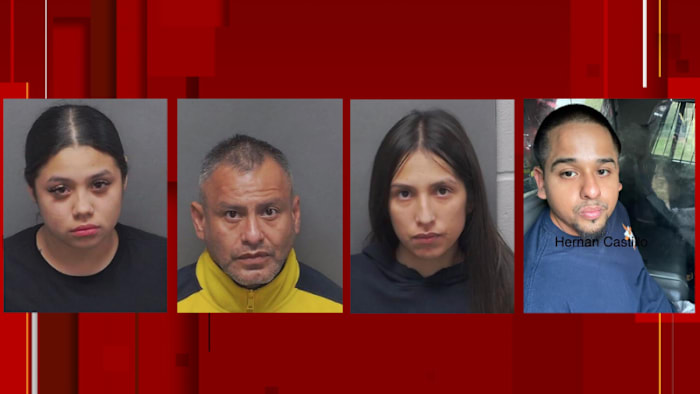 Verkeersstop leidt tot vijf arrestaties en inbeslagname van drugs, zegt het kantoor van de sheriff