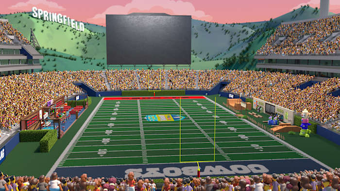 Wat gebeurt er als 'The Simpsons' meedoen aan 'Monday Night Football'? Ontdek het tijdens Bengals-Cowboys