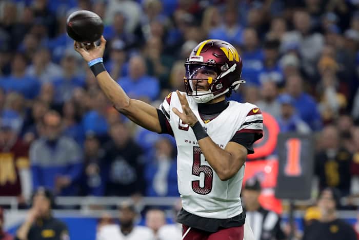 'Beste rookiejaar aller tijden?' Jayden Daniels heeft de Commanders een overwinning verwijderd van de Super Bowl