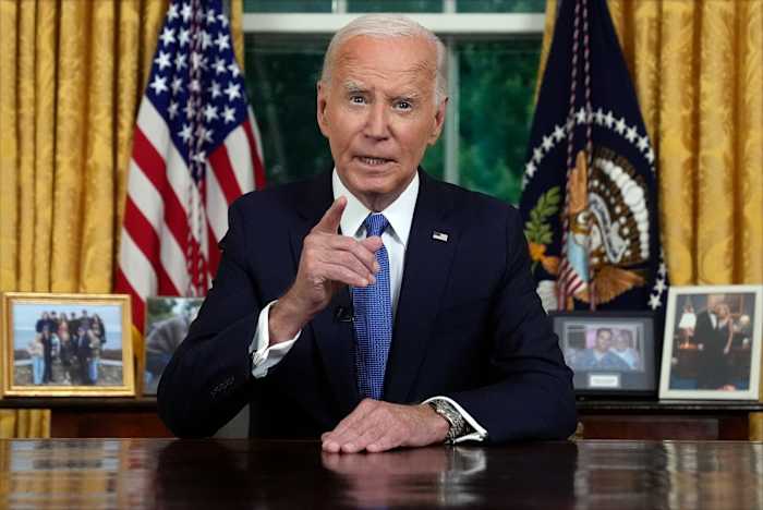 Biden beloofde de bladzijde over Trump om te slaan. Nu wordt hij door hem vervangen