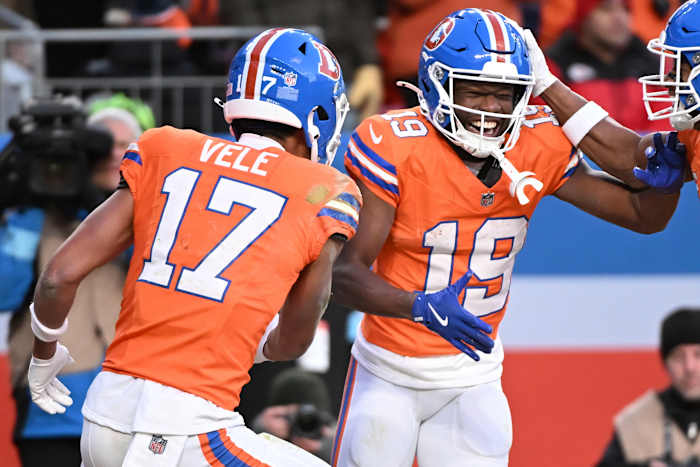Broncos bedenken manieren om de bal in handen te krijgen van de dynamische terugkeerder/ontvanger/loper Marvin Mims Jr.