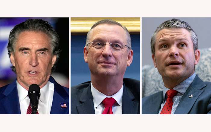 De kabinetskeuzes van Trump staan ​​gepland voor hoorzittingen in de Senaat. Hier is het schema