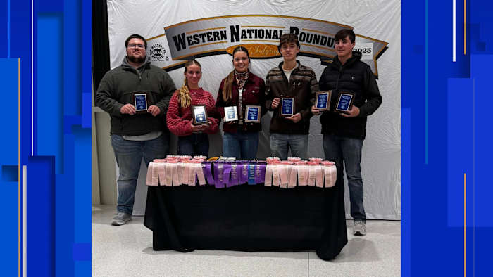 Het FFA Meats-team van Hondo High School wint de titel Reserve Nationaal Kampioen