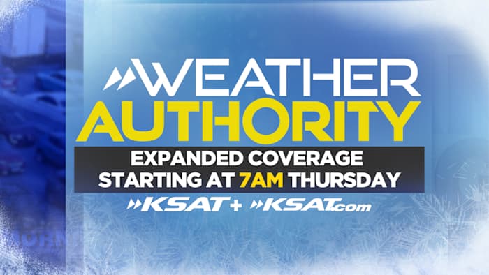 Kijk donderdag om 07.00 uur: live updates over koud, regenachtig weer en verkeer in de omgeving van San Antonio