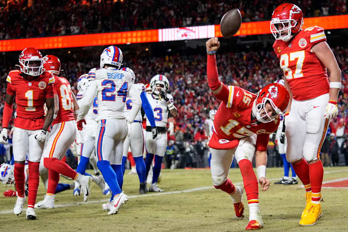 Mahomes en de Chiefs zullen worden geconfronteerd