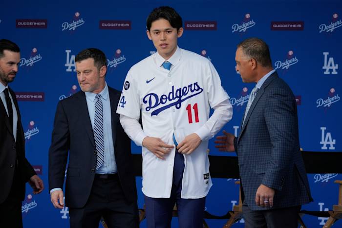 Ohtani liet de Los Angeles Dodgers weten dat ze de gewaardeerde Japanse werper Roki Sasaki hadden geland