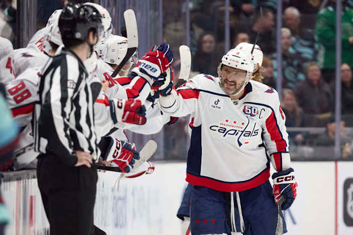 Ovechkin beweegt binnen 20 doelpunten om het NHL-record van Wayne Gretzky te breken, Capitals versloeg Kraken met 3-0