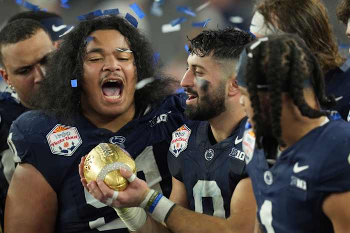 Penn State en Notre Dame arriveren bij Orange Bowl met een groter spel in gedachten