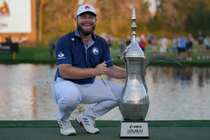 Tyrrell Hatton verslaat Daniel Hillier en wint de Dubai Desert Classic met één slag verschil